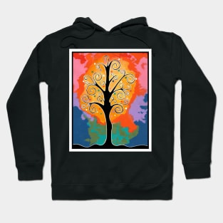 Spiral Whimsical Tree Hoodie